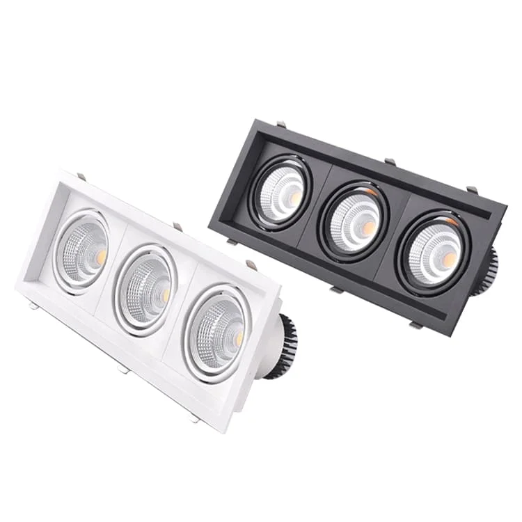داون لايت LED مستطيل ثلاثي 21W–90W