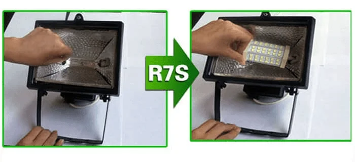 استبدال كشاف بتقنية LED